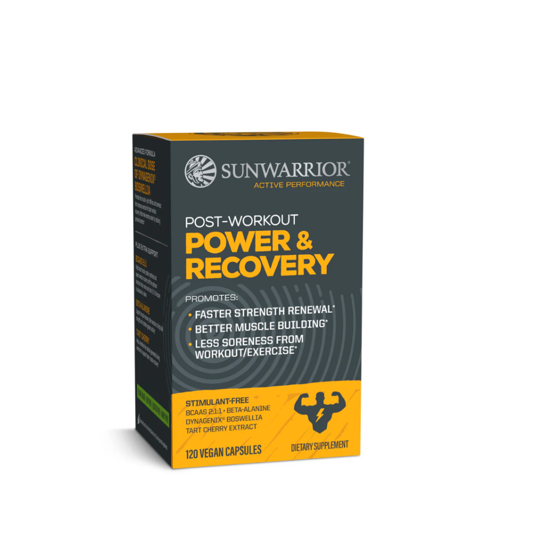 Sunwarrior Post-Workout Active Capsules - Power & Recovery