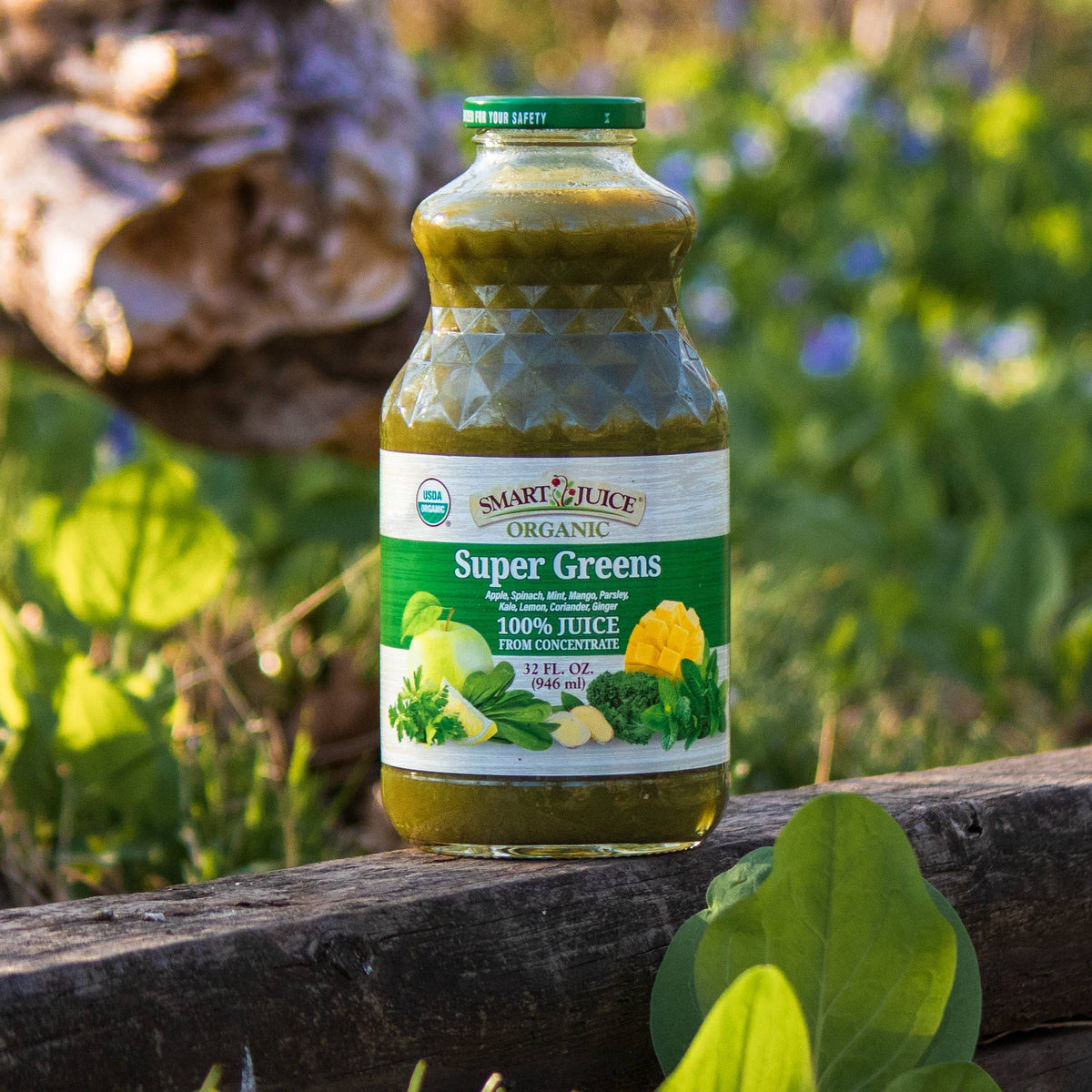 X-TRA Organic Super Greens Juice Blend – 100% Juice, Shelf Stable
