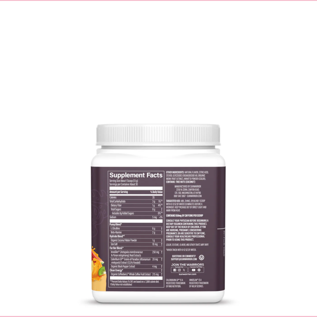 Citrus Sunshine Active Pre-Workout For Her Drink Powder
