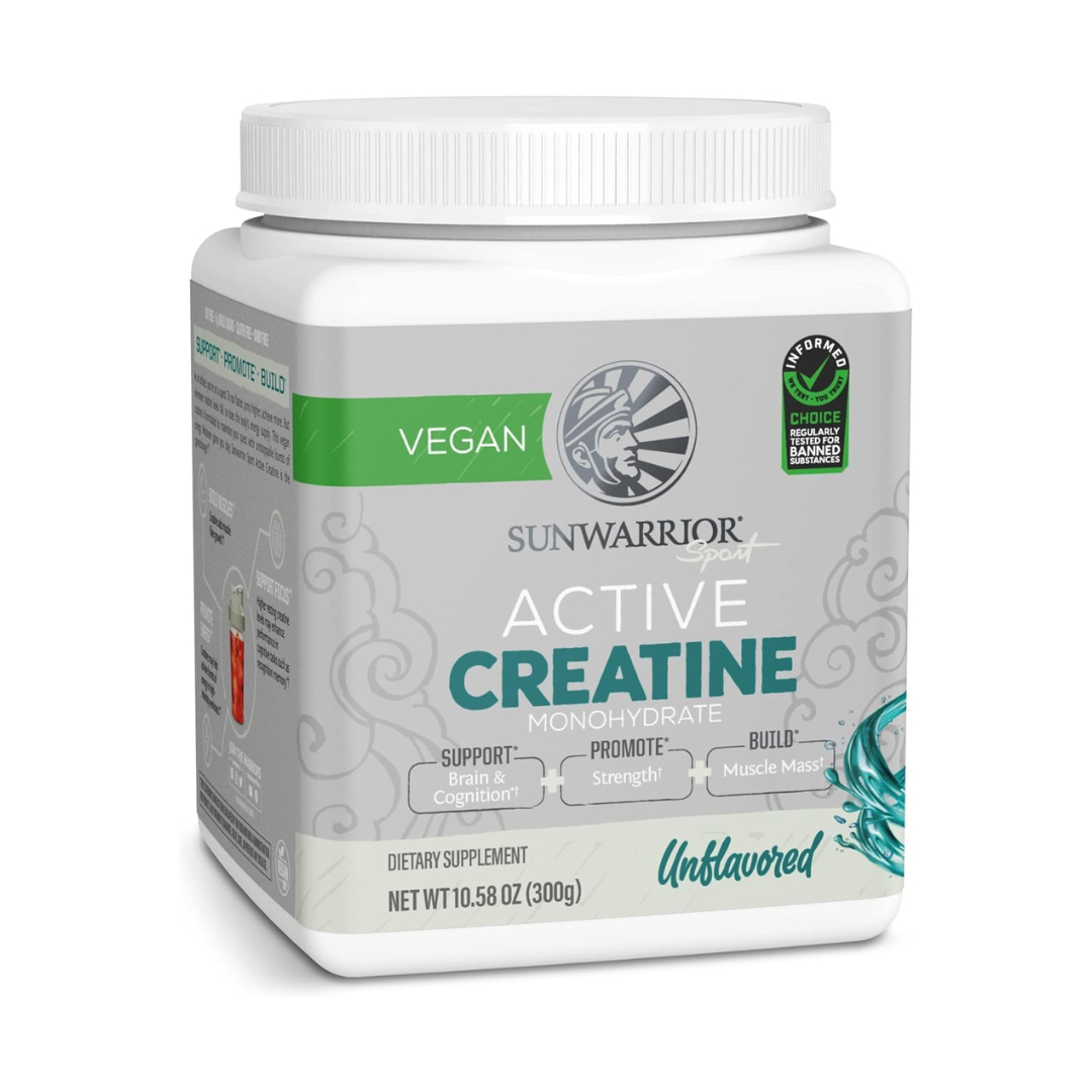 Unflavored Active Creatine Drink Powder - Vegan, 300 grams