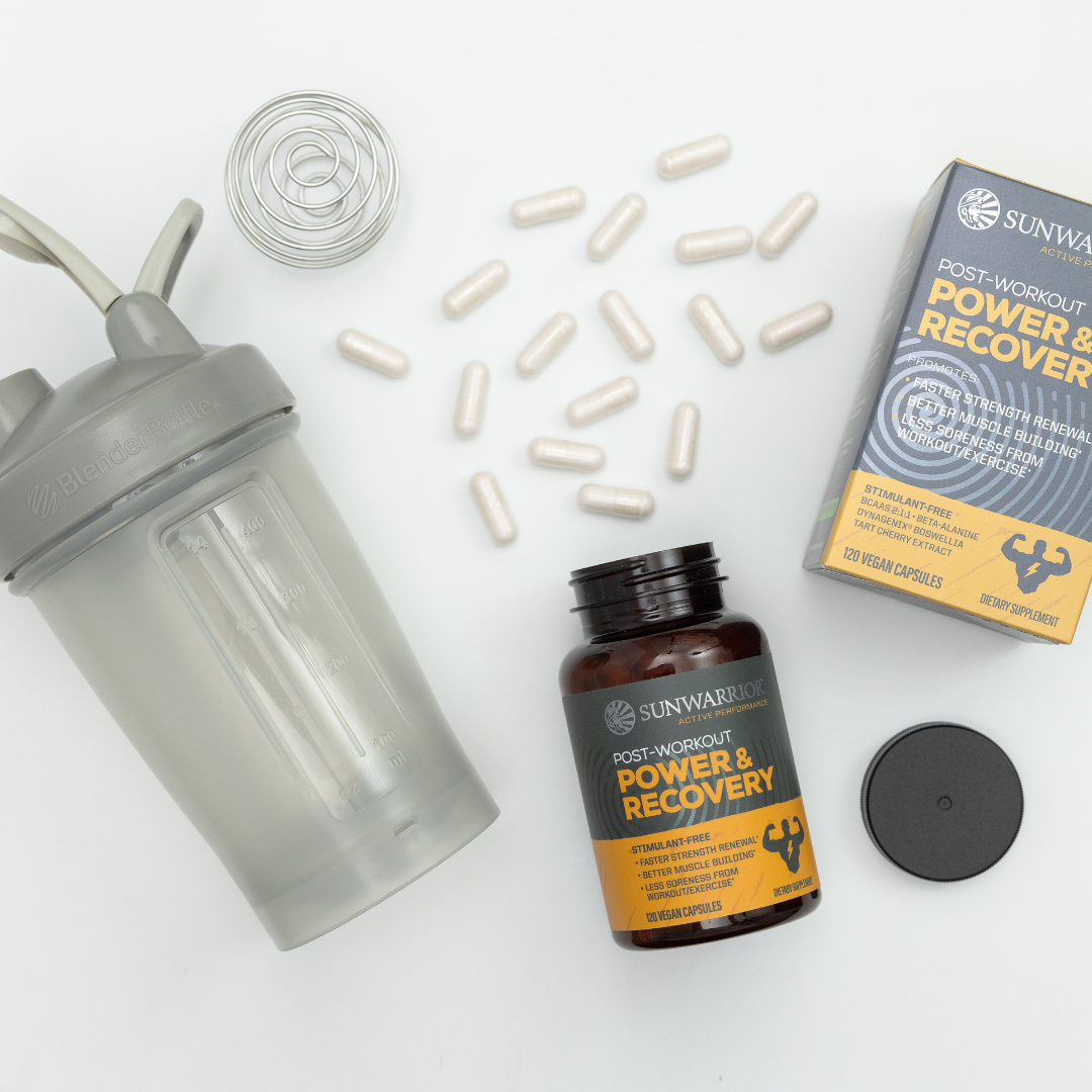 Sunwarrior Post-Workout Active Capsules - Power & Recovery