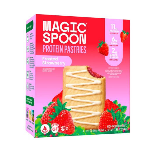 X-TRA Frosted Strawberry Protein Pastries 4ct Box