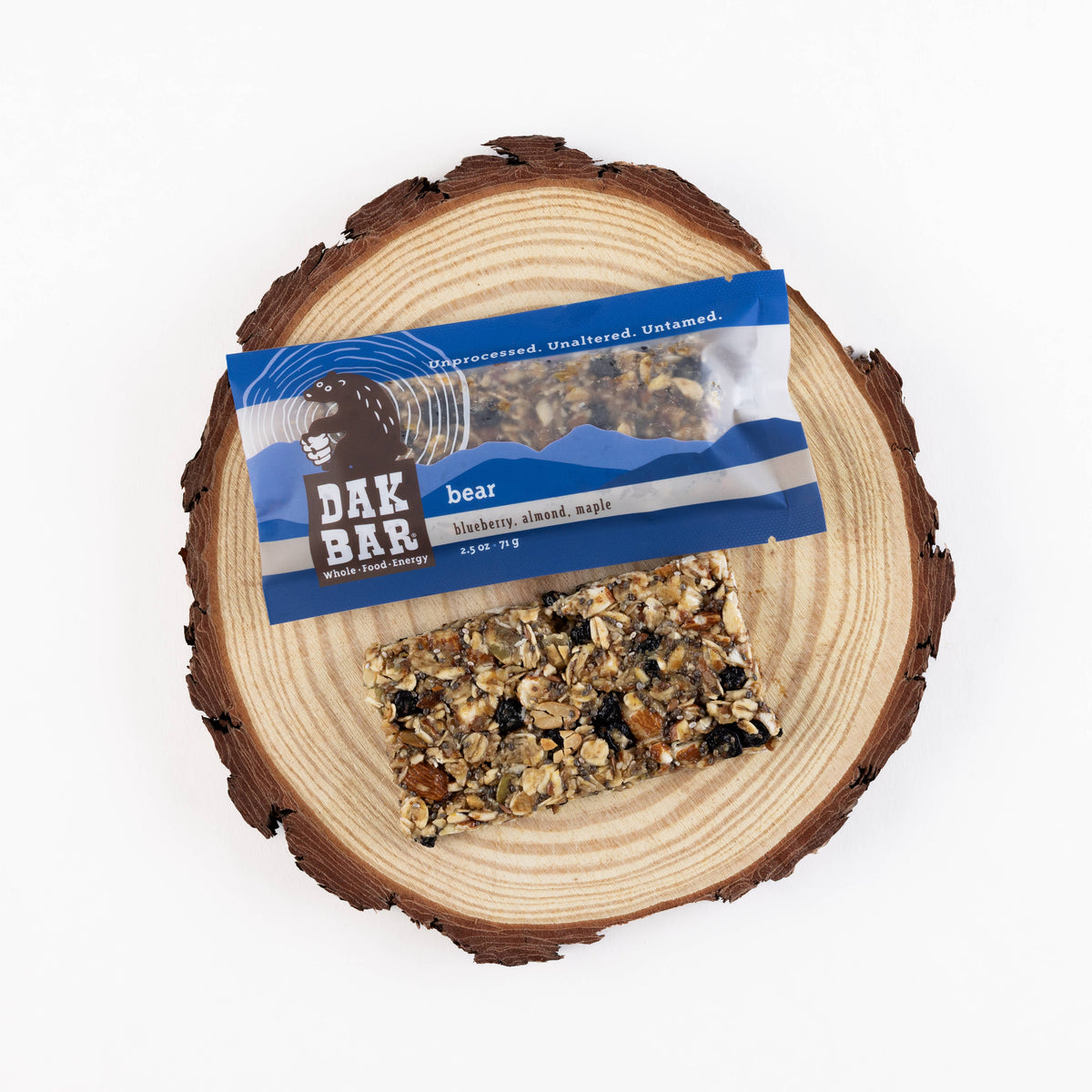 X-TRA Bear Bar - Almonds, Blueberries & Maple Syrup Snack Bar