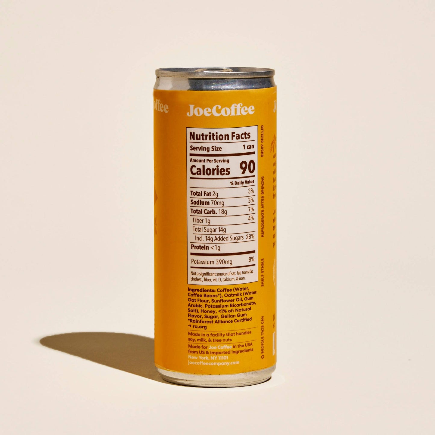 X - TRA Cold Brew Coffee Cans - Honey Oat Latte, Ready to Drink, 1 can, Dairy Free and Slightly Sweet