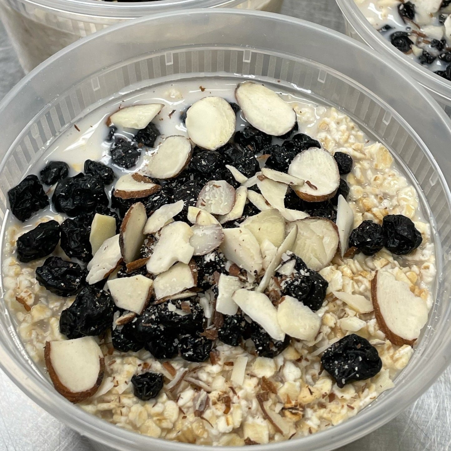 Blueberry Almond Overnight Oats, DF, V, VG