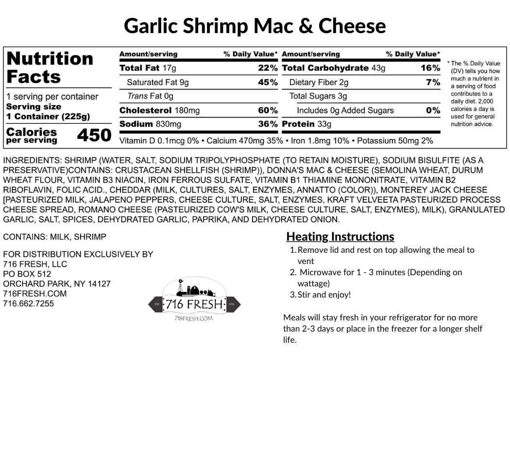 Garlic Shrimp Mac & Cheese