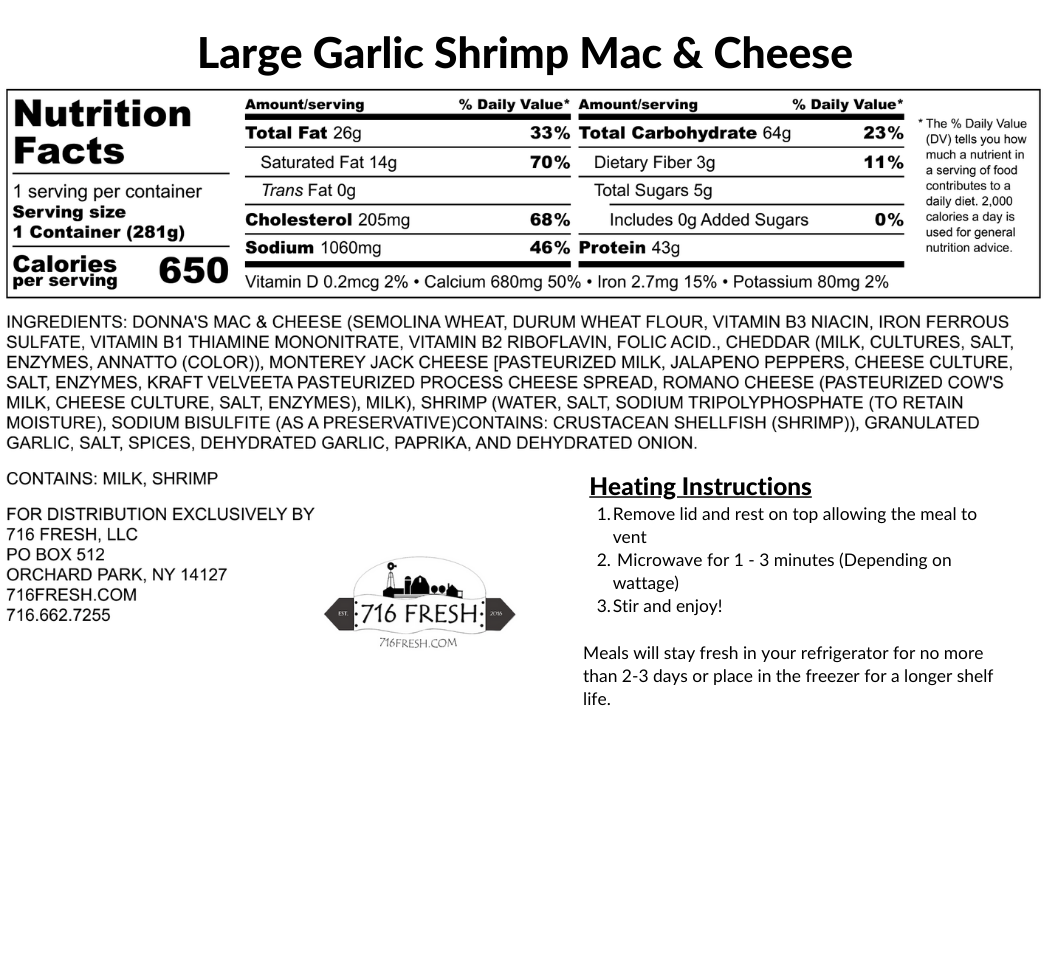 Garlic Shrimp Mac & Cheese
