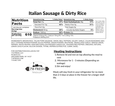 Italian Sausage and Dirty Rice, GF