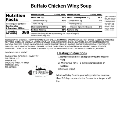 Buffalo Chicken Wing Soup