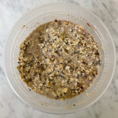 Maple, Brown Sugar and Cinnamon Overnight Oats, V, VG, DF