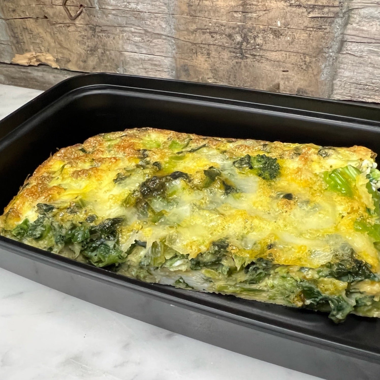 Roasted Red Pepper & Spinach Frittata, GF