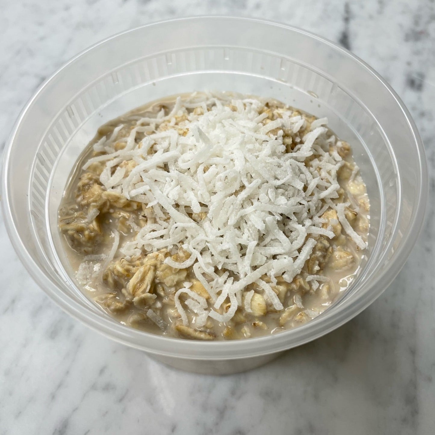 Coconut Latte Overnight Oats, VG