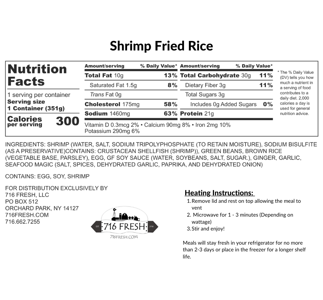 Shrimp Fried Rice, GF
