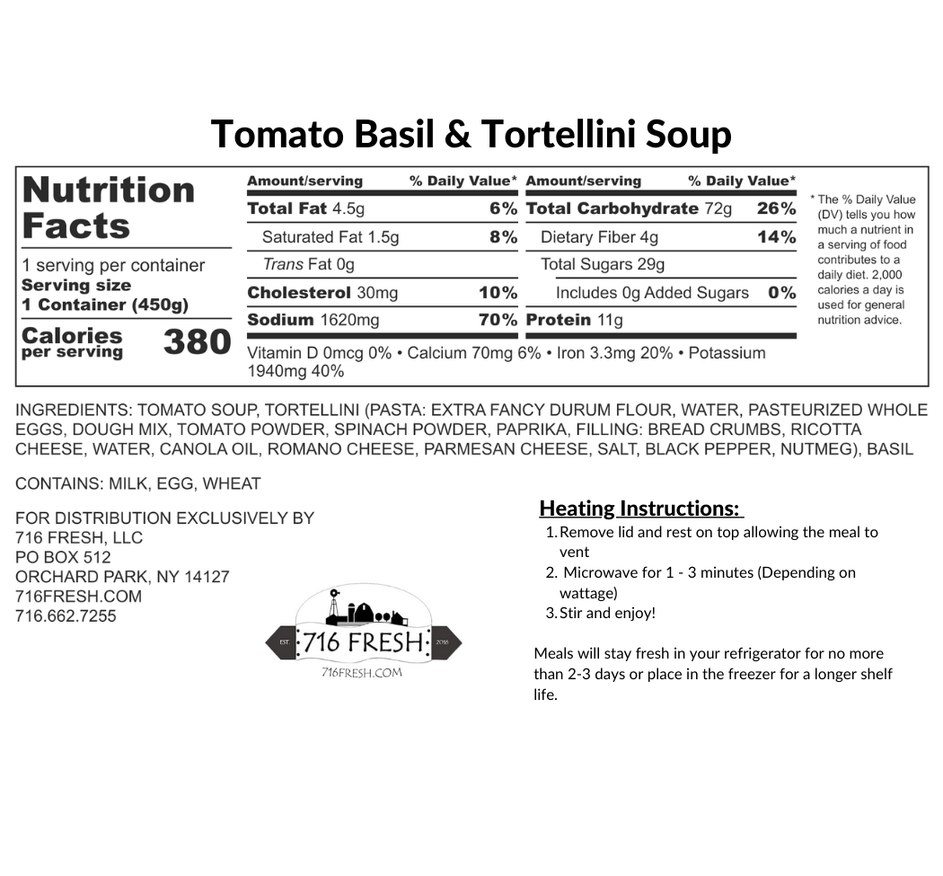 Tomato Basil and Tortellini Soup