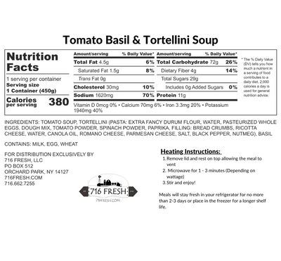 Tomato Basil and Tortellini Soup