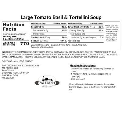 Tomato Basil and Tortellini Soup