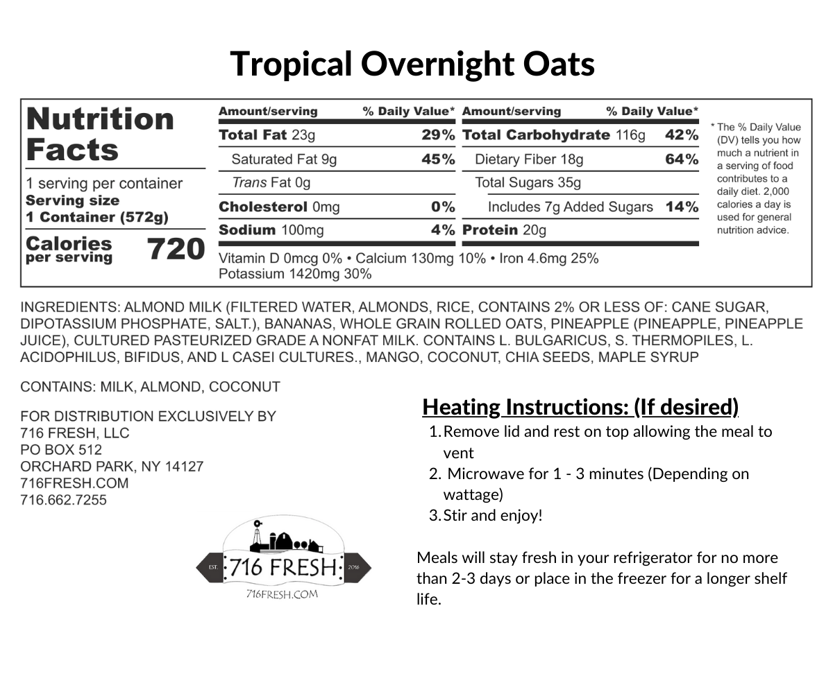 Tropical Overnight Oats