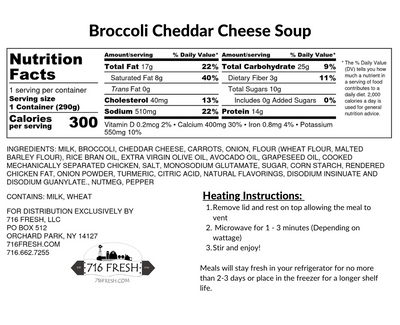 Broccoli Cheddar Cheese Soup